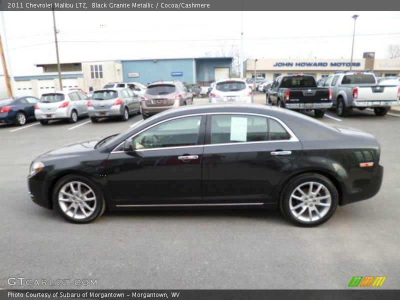 Black Granite Metallic / Cocoa/Cashmere 2011 Chevrolet Malibu LTZ