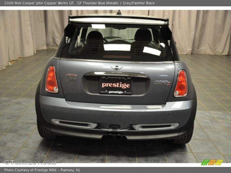 GP Thunder Blue Metallic / Grey/Panther Black 2006 Mini Cooper John Copper Works GP