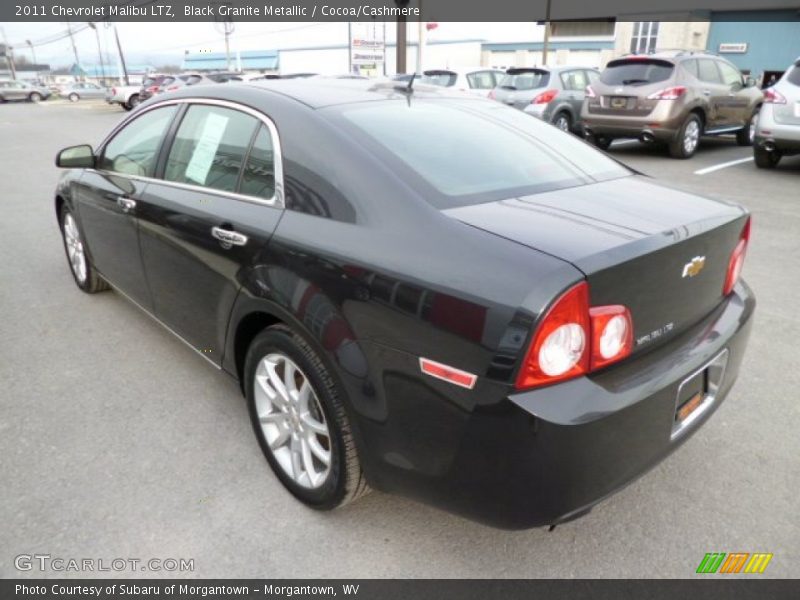 Black Granite Metallic / Cocoa/Cashmere 2011 Chevrolet Malibu LTZ