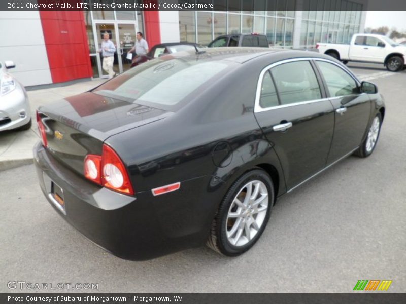 Black Granite Metallic / Cocoa/Cashmere 2011 Chevrolet Malibu LTZ