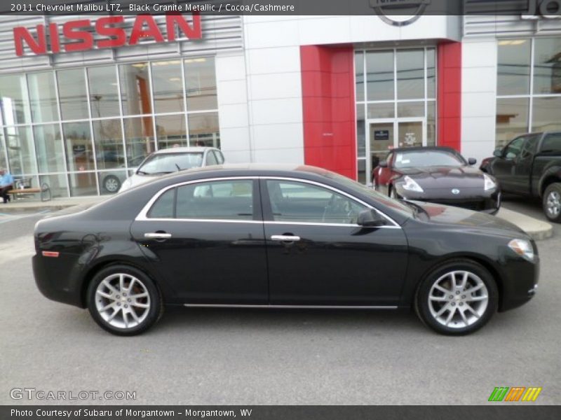 Black Granite Metallic / Cocoa/Cashmere 2011 Chevrolet Malibu LTZ