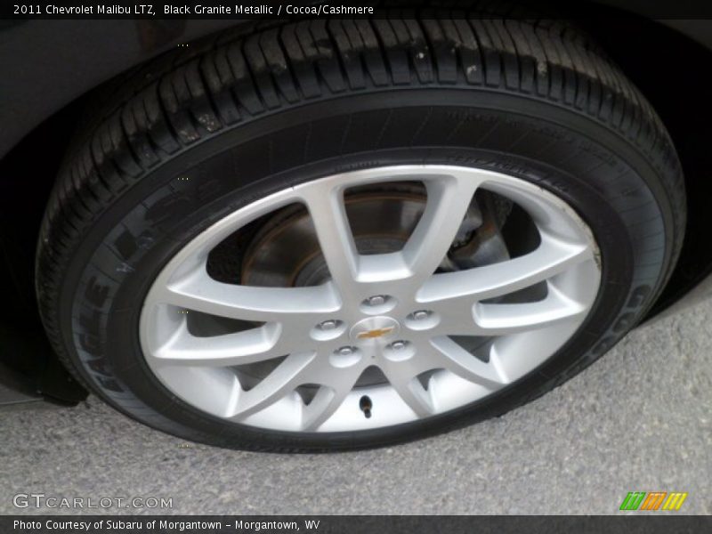 Black Granite Metallic / Cocoa/Cashmere 2011 Chevrolet Malibu LTZ