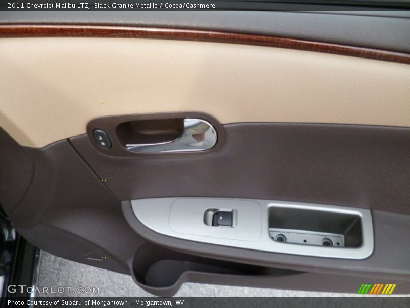 Black Granite Metallic / Cocoa/Cashmere 2011 Chevrolet Malibu LTZ