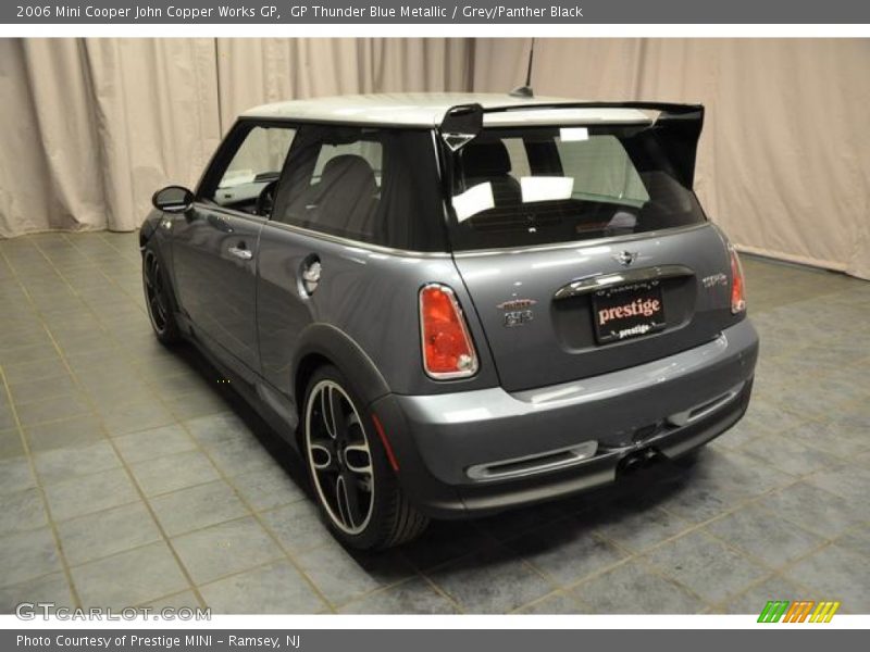 GP Thunder Blue Metallic / Grey/Panther Black 2006 Mini Cooper John Copper Works GP