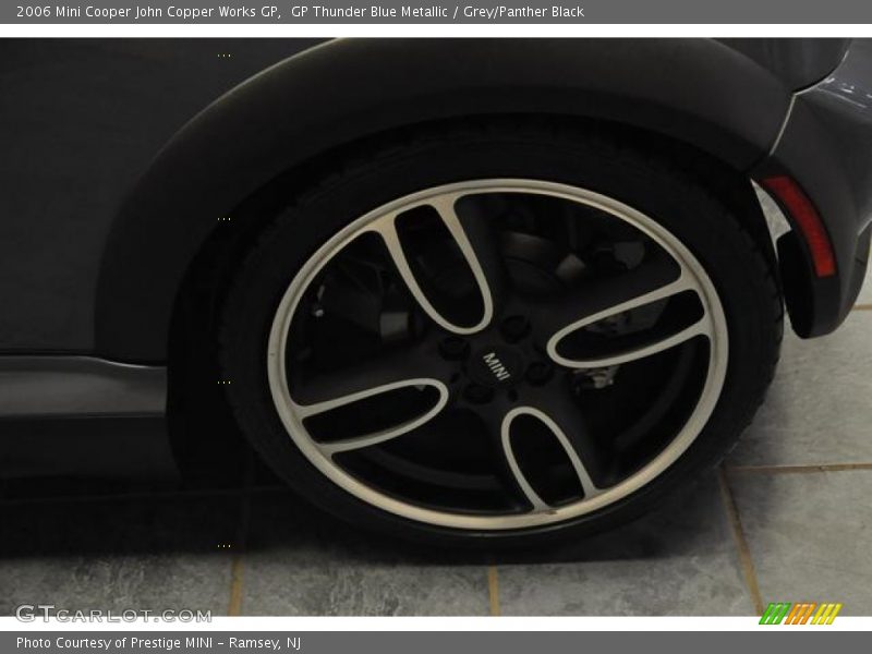 GP Thunder Blue Metallic / Grey/Panther Black 2006 Mini Cooper John Copper Works GP