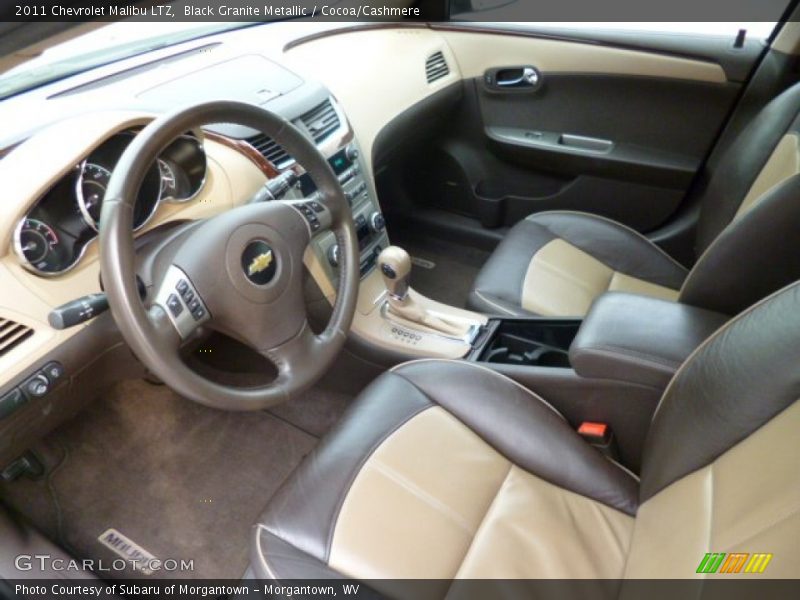 Black Granite Metallic / Cocoa/Cashmere 2011 Chevrolet Malibu LTZ