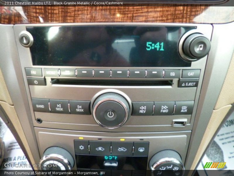 Black Granite Metallic / Cocoa/Cashmere 2011 Chevrolet Malibu LTZ
