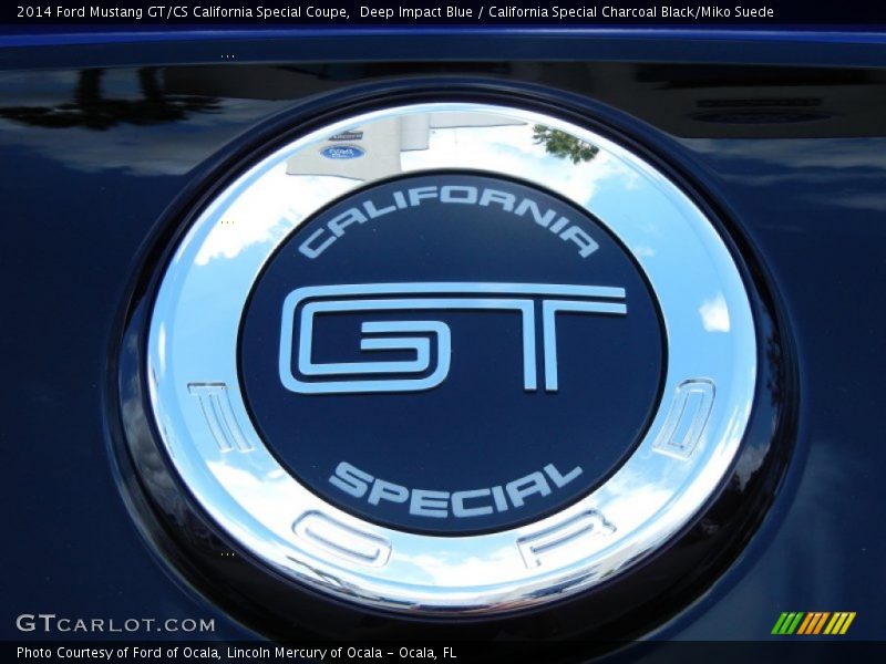 Deep Impact Blue / California Special Charcoal Black/Miko Suede 2014 Ford Mustang GT/CS California Special Coupe