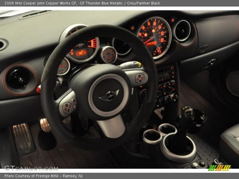 GP Thunder Blue Metallic / Grey/Panther Black 2006 Mini Cooper John Copper Works GP