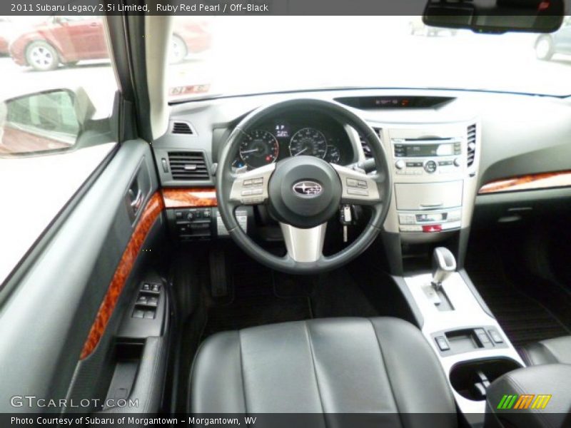 Ruby Red Pearl / Off-Black 2011 Subaru Legacy 2.5i Limited