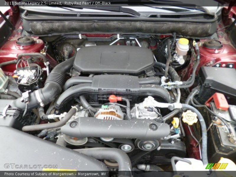 Ruby Red Pearl / Off-Black 2011 Subaru Legacy 2.5i Limited