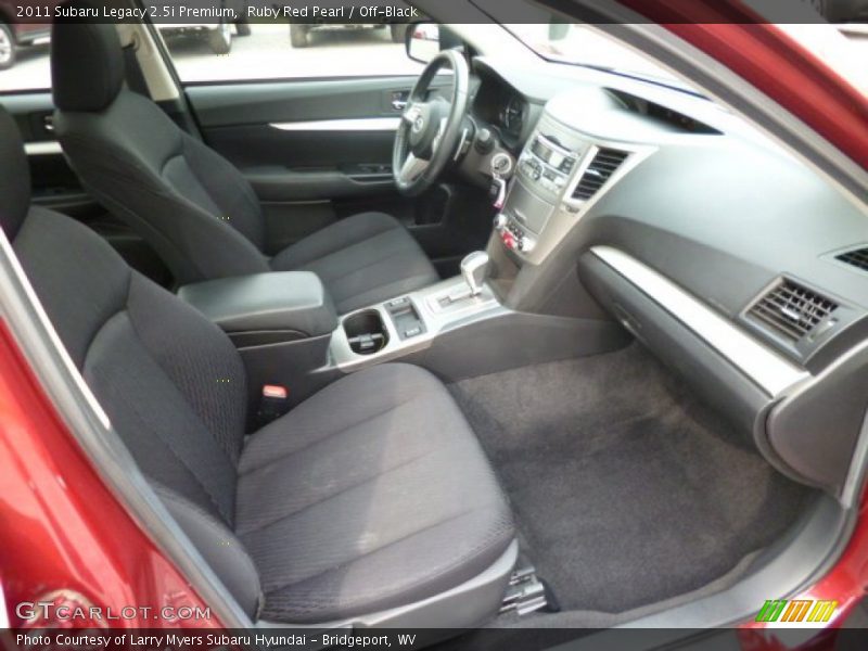 Ruby Red Pearl / Off-Black 2011 Subaru Legacy 2.5i Premium