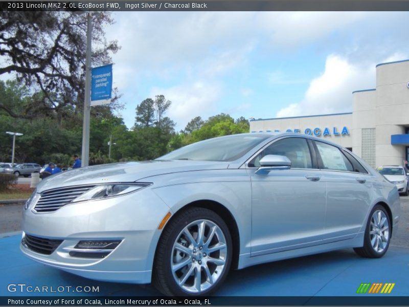 Ingot Silver / Charcoal Black 2013 Lincoln MKZ 2.0L EcoBoost FWD