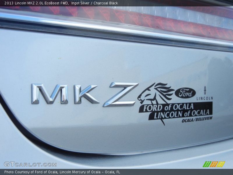 Ingot Silver / Charcoal Black 2013 Lincoln MKZ 2.0L EcoBoost FWD