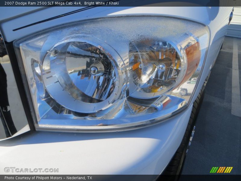 Bright White / Khaki 2007 Dodge Ram 2500 SLT Mega Cab 4x4