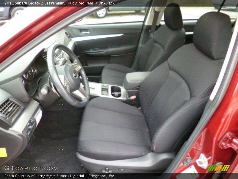 Ruby Red Pearl / Off-Black 2011 Subaru Legacy 2.5i Premium