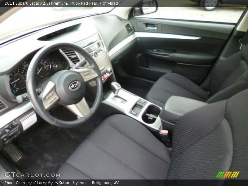 Ruby Red Pearl / Off-Black 2011 Subaru Legacy 2.5i Premium