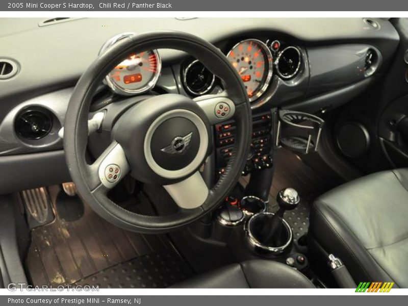 Chili Red / Panther Black 2005 Mini Cooper S Hardtop