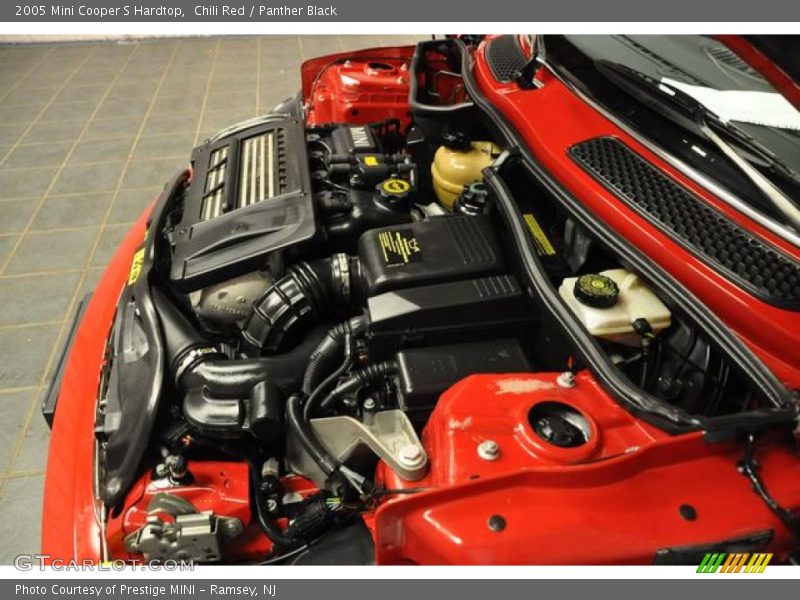 Chili Red / Panther Black 2005 Mini Cooper S Hardtop