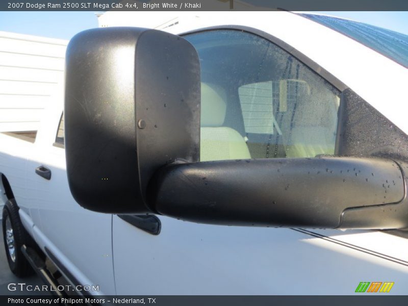 Bright White / Khaki 2007 Dodge Ram 2500 SLT Mega Cab 4x4