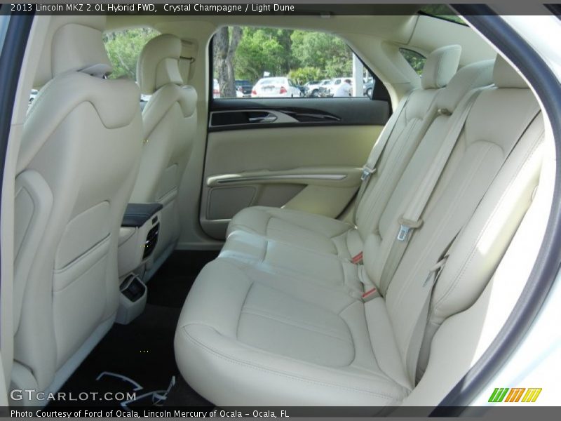 Rear Seat of 2013 MKZ 2.0L Hybrid FWD