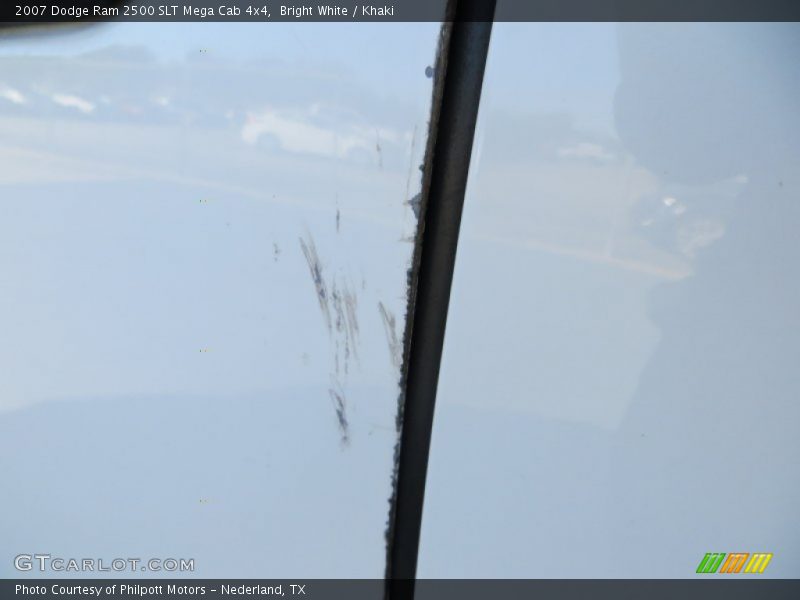 Bright White / Khaki 2007 Dodge Ram 2500 SLT Mega Cab 4x4