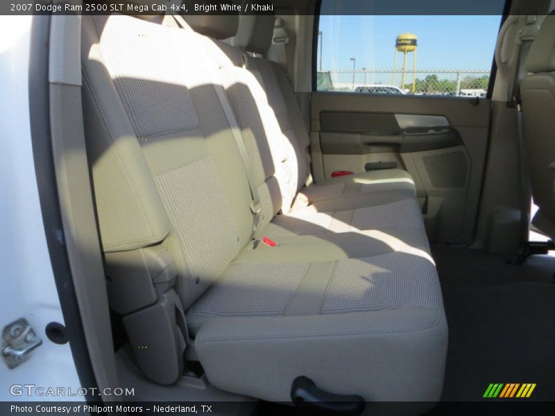 Bright White / Khaki 2007 Dodge Ram 2500 SLT Mega Cab 4x4