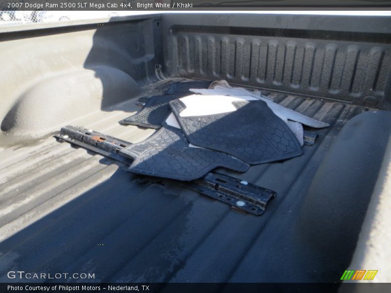 Bright White / Khaki 2007 Dodge Ram 2500 SLT Mega Cab 4x4
