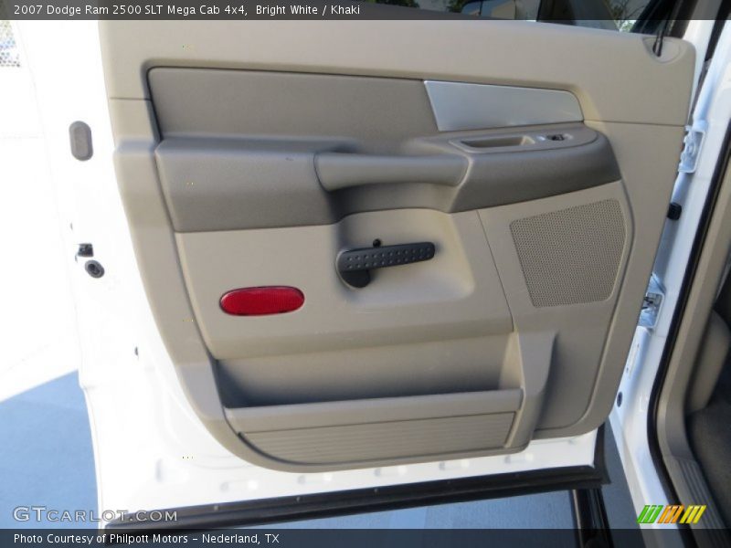 Bright White / Khaki 2007 Dodge Ram 2500 SLT Mega Cab 4x4