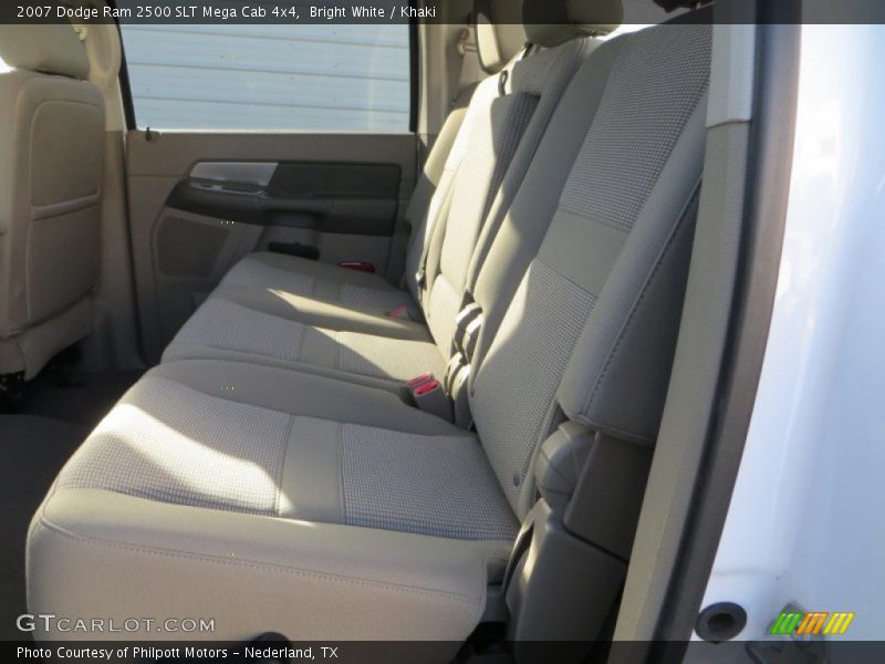 Bright White / Khaki 2007 Dodge Ram 2500 SLT Mega Cab 4x4