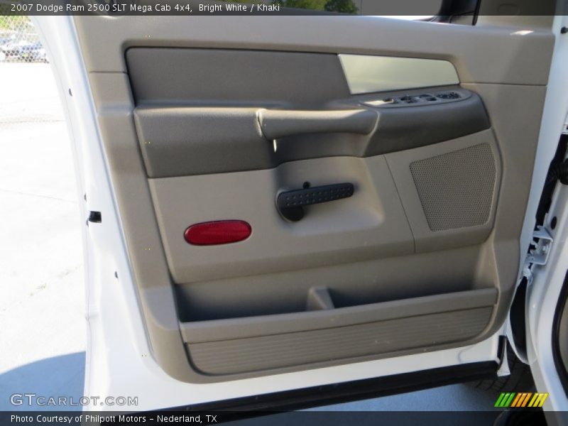 Bright White / Khaki 2007 Dodge Ram 2500 SLT Mega Cab 4x4