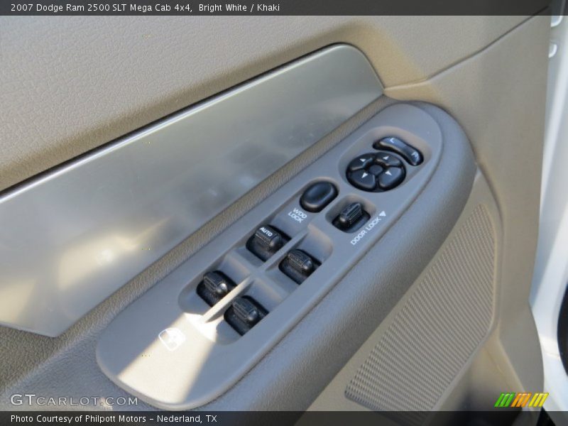 Bright White / Khaki 2007 Dodge Ram 2500 SLT Mega Cab 4x4