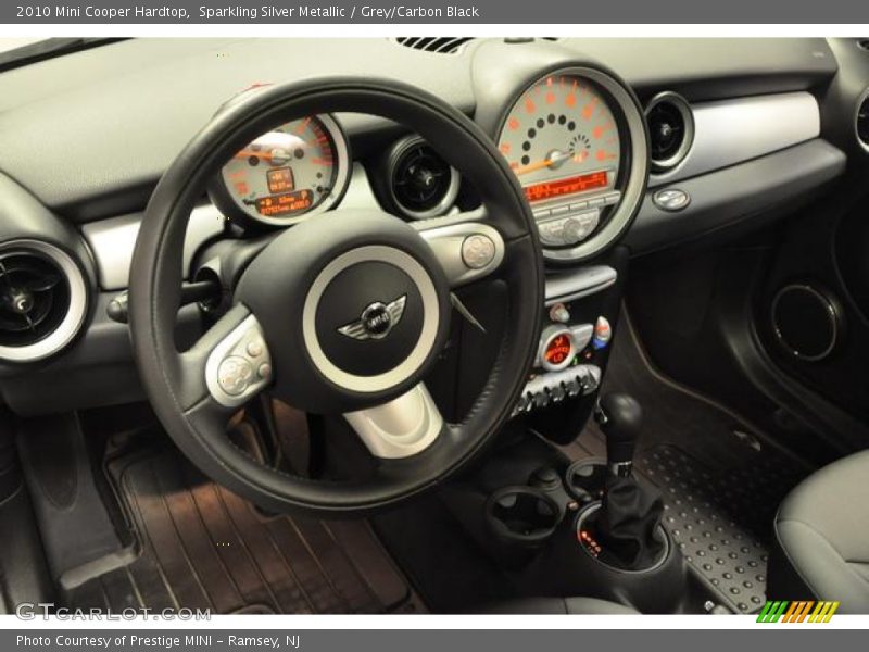Sparkling Silver Metallic / Grey/Carbon Black 2010 Mini Cooper Hardtop