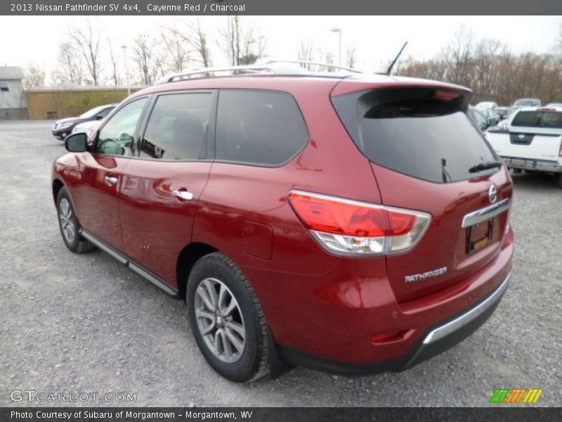 Cayenne Red / Charcoal 2013 Nissan Pathfinder SV 4x4