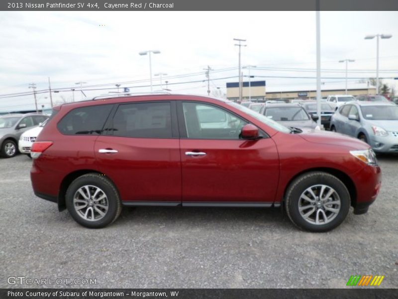 Cayenne Red / Charcoal 2013 Nissan Pathfinder SV 4x4
