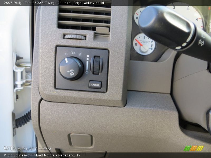 Bright White / Khaki 2007 Dodge Ram 2500 SLT Mega Cab 4x4