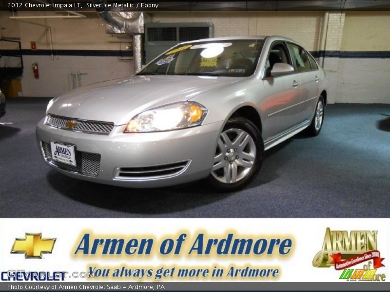 Silver Ice Metallic / Ebony 2012 Chevrolet Impala LT