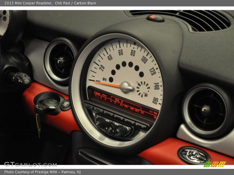Chili Red / Carbon Black 2013 Mini Cooper Roadster