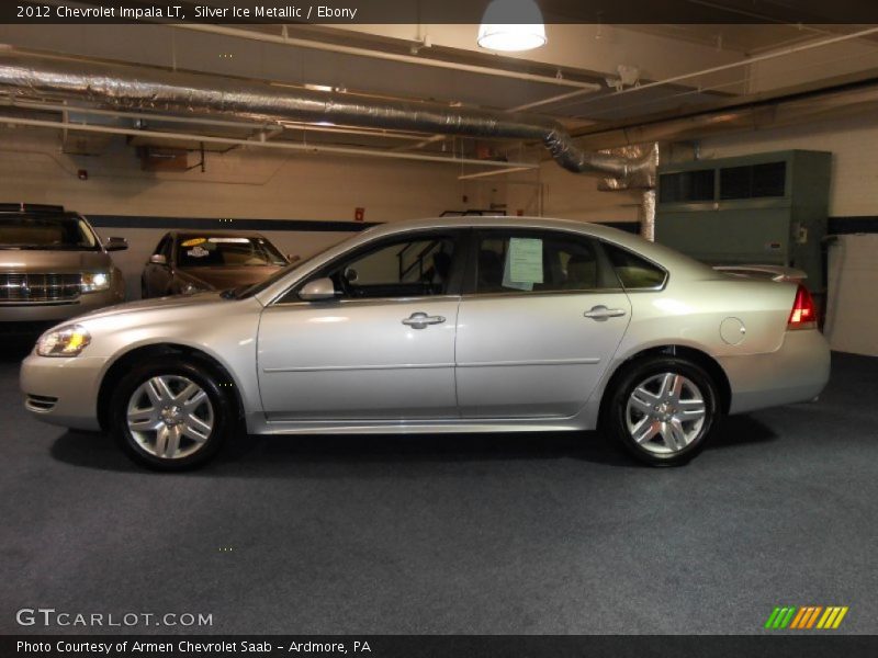 Silver Ice Metallic / Ebony 2012 Chevrolet Impala LT
