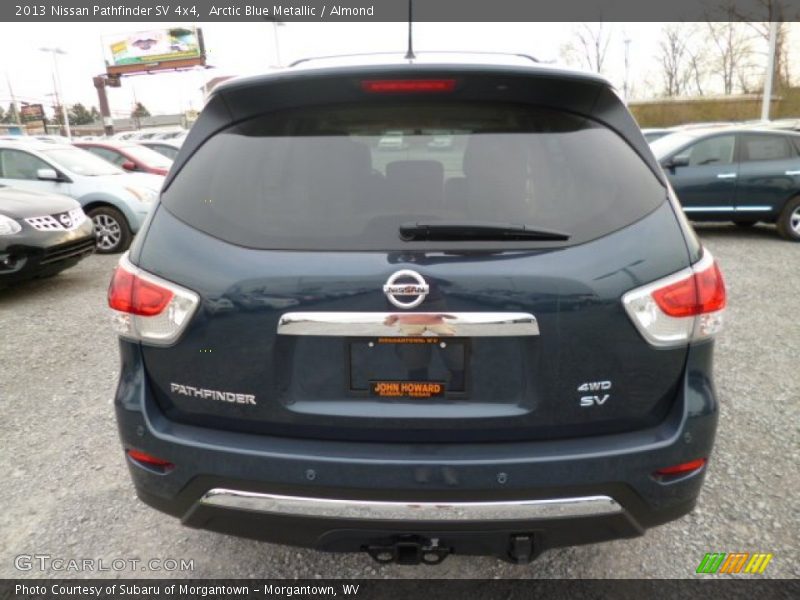 Arctic Blue Metallic / Almond 2013 Nissan Pathfinder SV 4x4