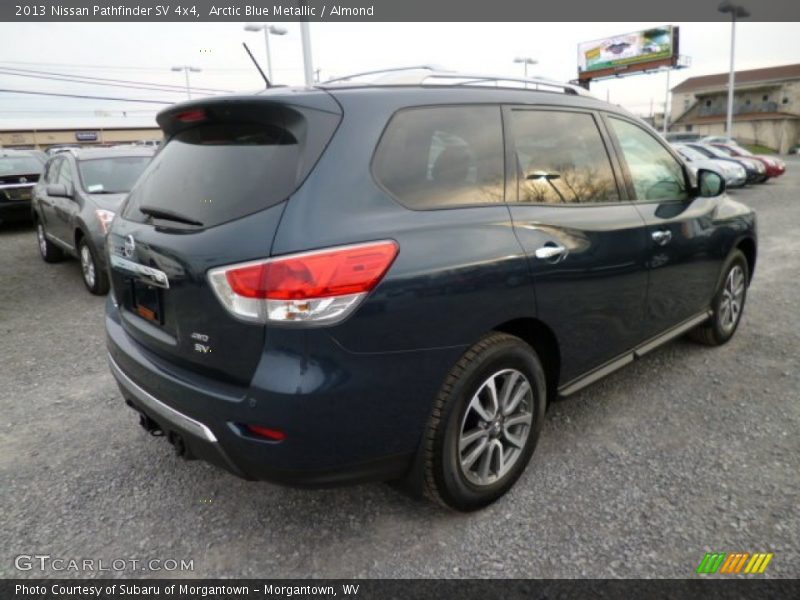 Arctic Blue Metallic / Almond 2013 Nissan Pathfinder SV 4x4