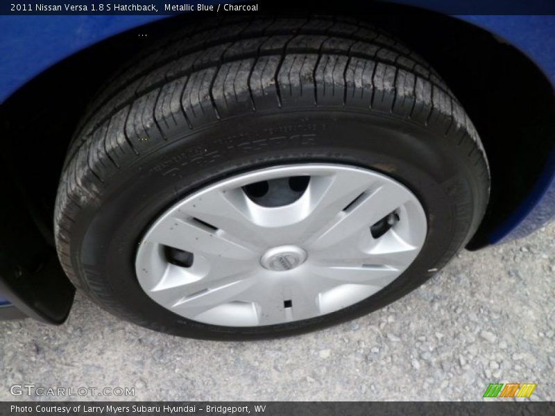 Metallic Blue / Charcoal 2011 Nissan Versa 1.8 S Hatchback