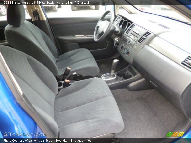 Metallic Blue / Charcoal 2011 Nissan Versa 1.8 S Hatchback