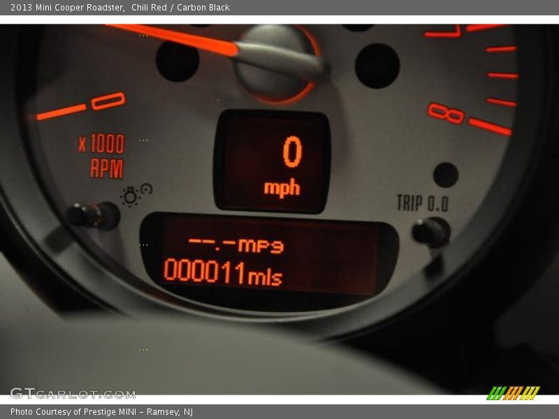 Chili Red / Carbon Black 2013 Mini Cooper Roadster