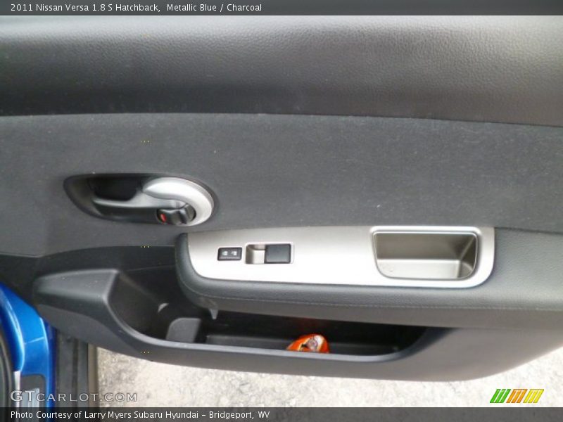 Metallic Blue / Charcoal 2011 Nissan Versa 1.8 S Hatchback