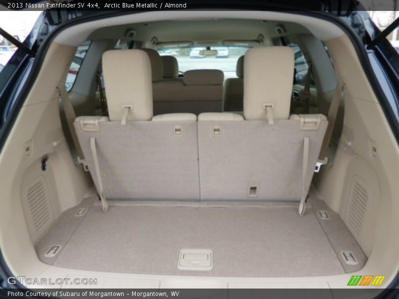 Arctic Blue Metallic / Almond 2013 Nissan Pathfinder SV 4x4