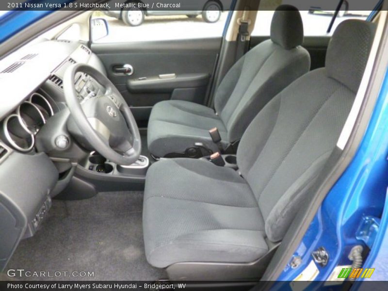 Metallic Blue / Charcoal 2011 Nissan Versa 1.8 S Hatchback