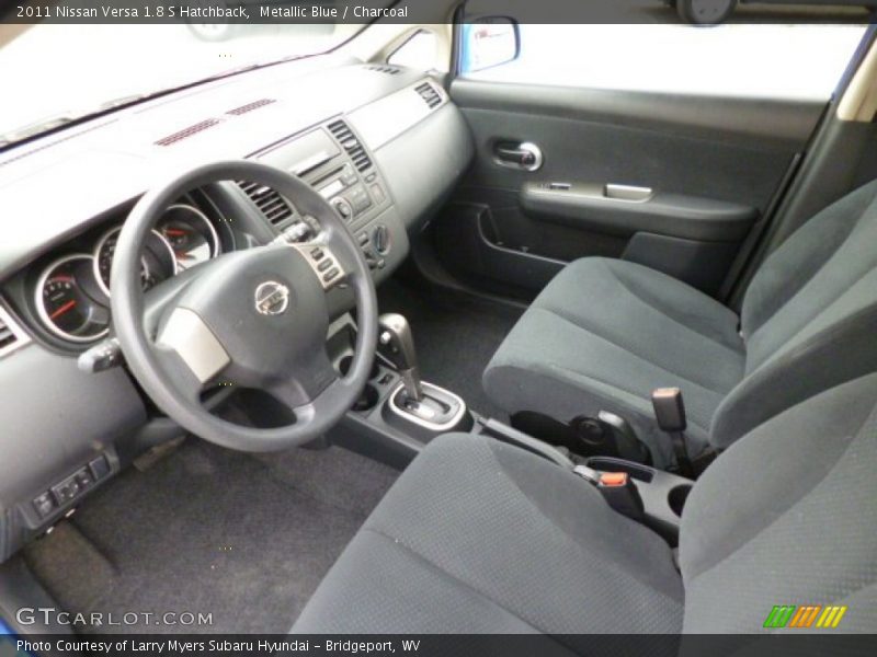 Metallic Blue / Charcoal 2011 Nissan Versa 1.8 S Hatchback