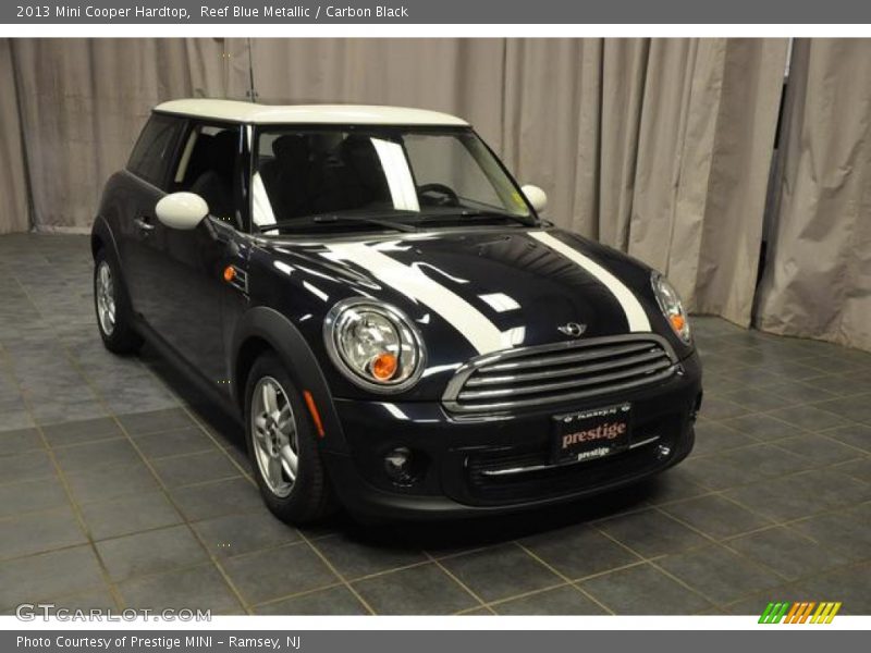Reef Blue Metallic / Carbon Black 2013 Mini Cooper Hardtop