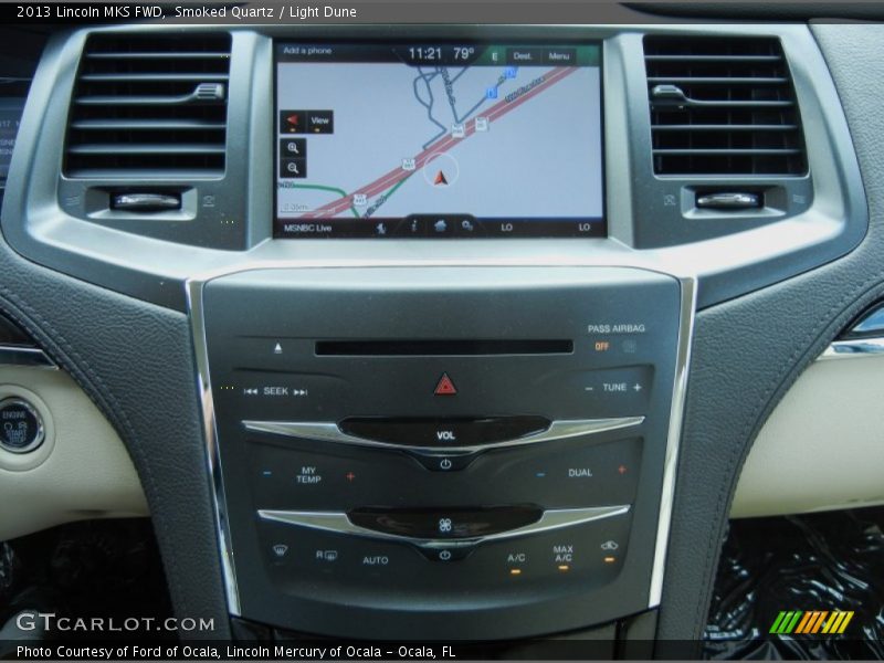 Navigation of 2013 MKS FWD